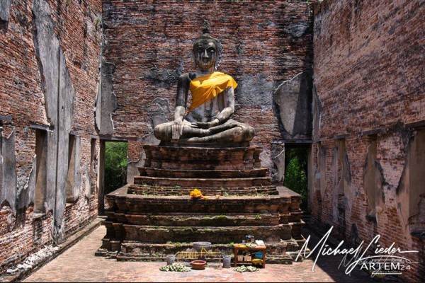 BUDDHA AYUTTHAYA WAT BOROMA RAAN